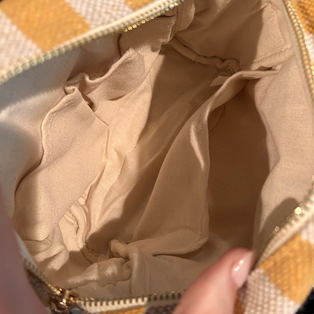 Sézane Striped Yellow and White Bag - Picture 5 of 7